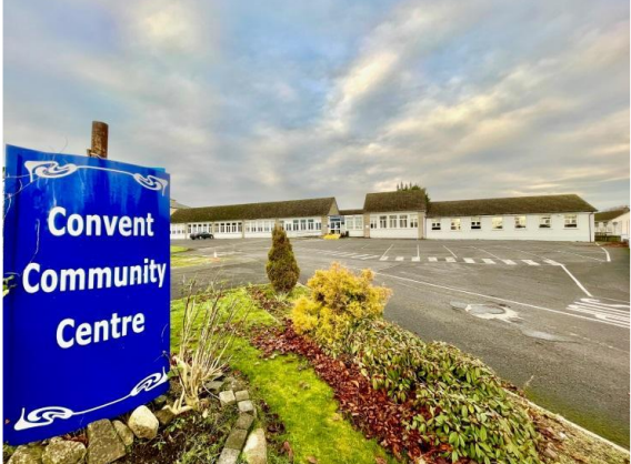 Athboy CCC View from outside, Convent Community Centre.