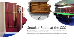 Snooker room at the CCC.