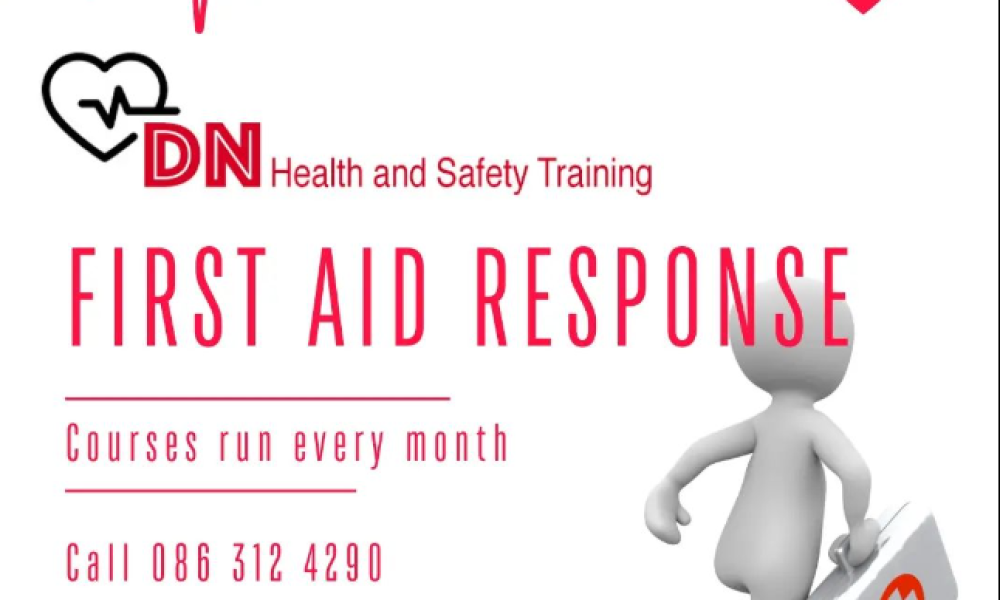 A poster for the first aid response course.