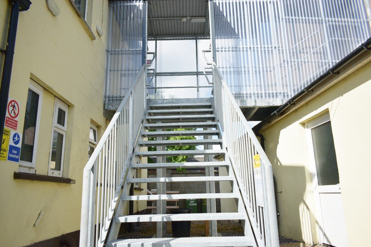 Stairs to the St James' Hall Pavillion