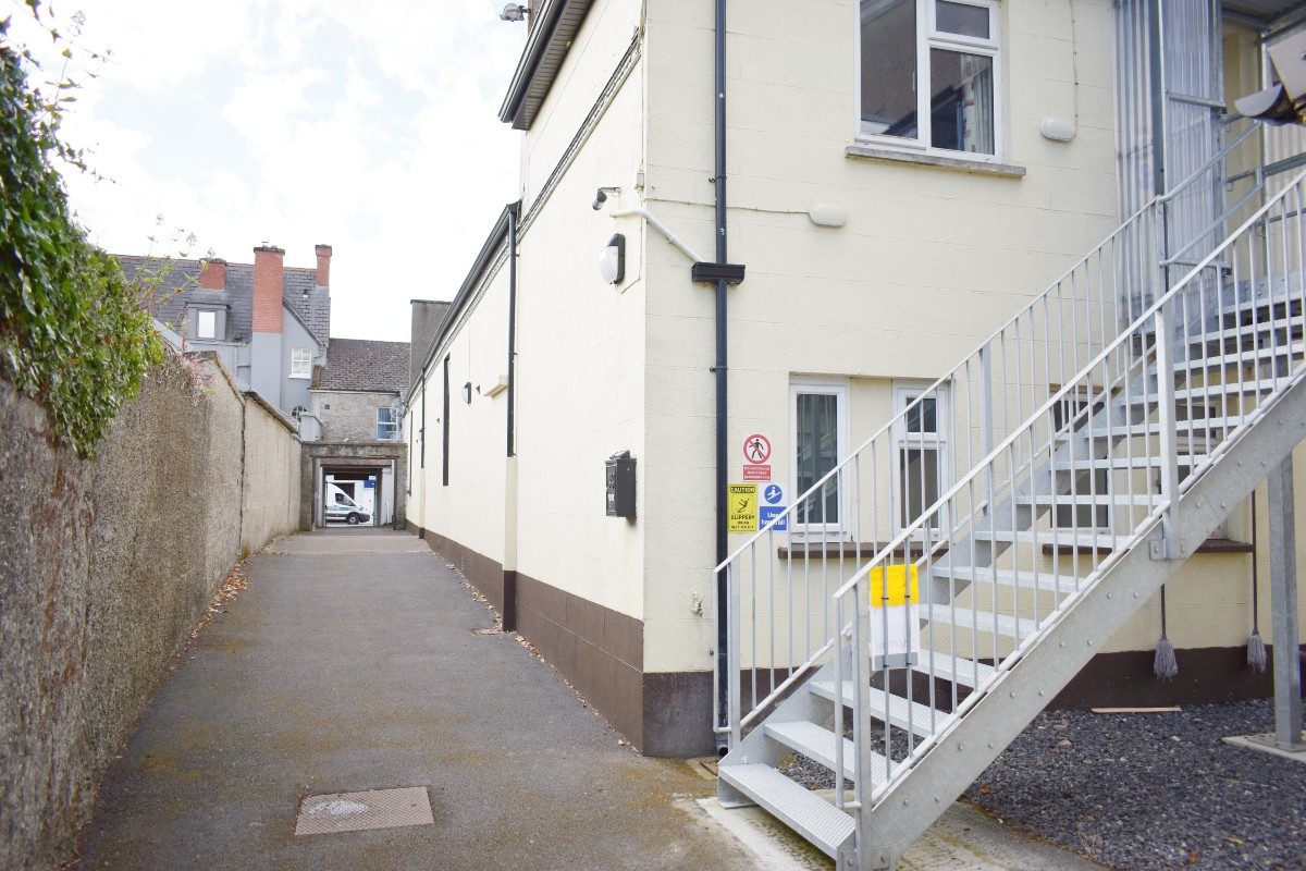 Stairs to the St James' Hall Pavillion