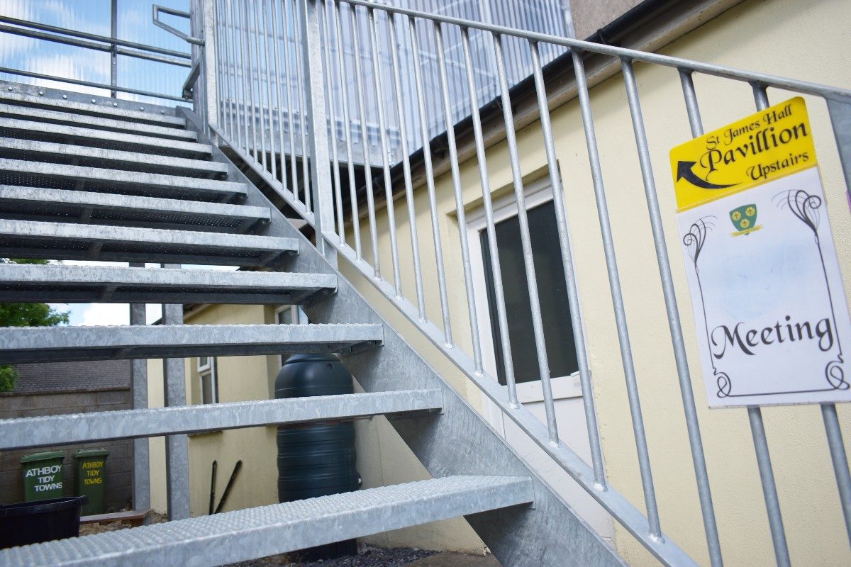 Stairs to the St James' Hall Pavillion